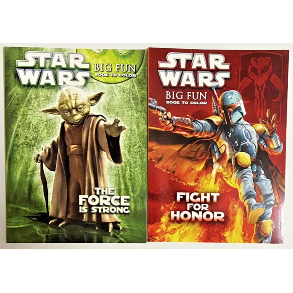 Star Wars YODA & BOBA FETT Big Fun Books To Color‎